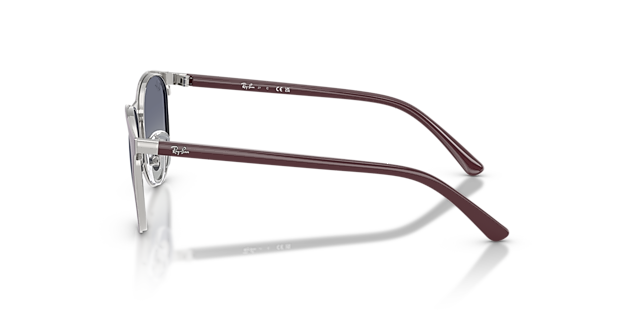 RB9552S Matte Violet On Silver MetallSunglass Frames von B24, Seitenansicht