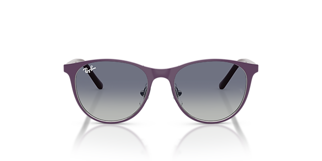RB9552S Matte Violet On Silver MetallSunglass Frames von B24, Vorderansicht
