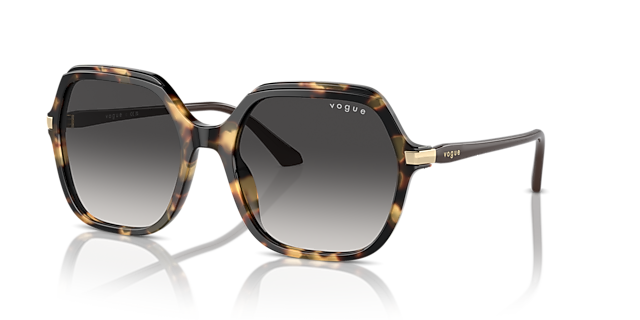 VO5561S Geel tortoise AcetaatSunglass Frames van B24, Hoekweergave