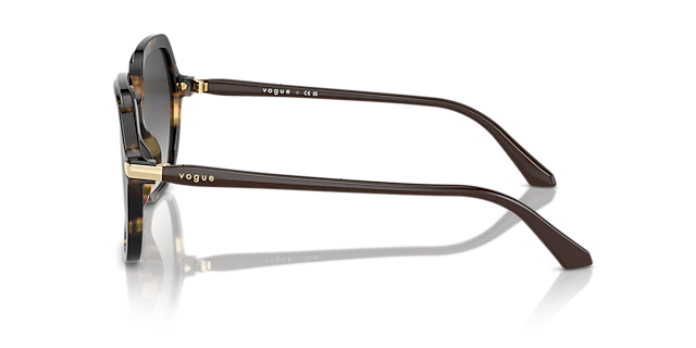 VO5561S Geel tortoise AcetaatSunglass Frames van B24, Zijaanzicht