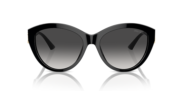 JC5007 Schwarz AcetatSunglass Frames von B24, Vorderansicht