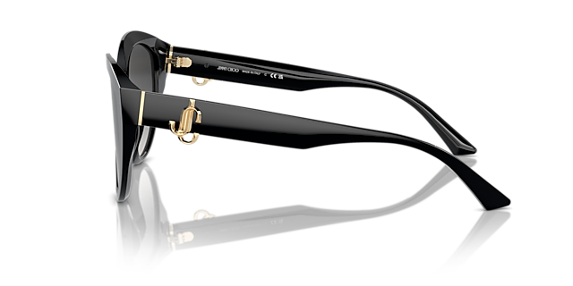 JC5007 Schwarz AcetatSunglass Frames von B24, Seitenansicht