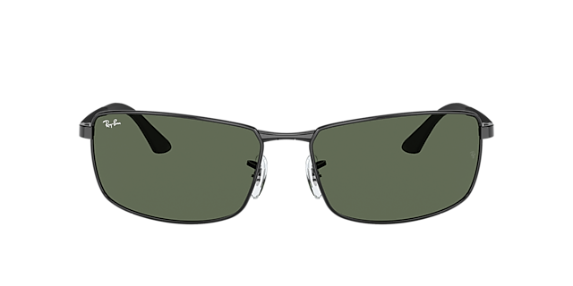 RB3498 Zwart MetaalSunglass Frames van B24, met getinte lenzen