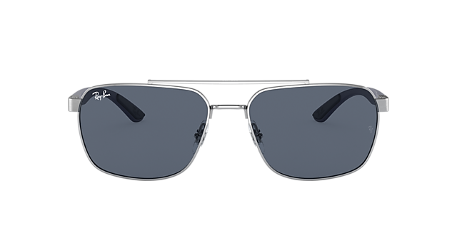 RB3701 Silber MetallSunglass Frames von B24, mit getönten Gläsern