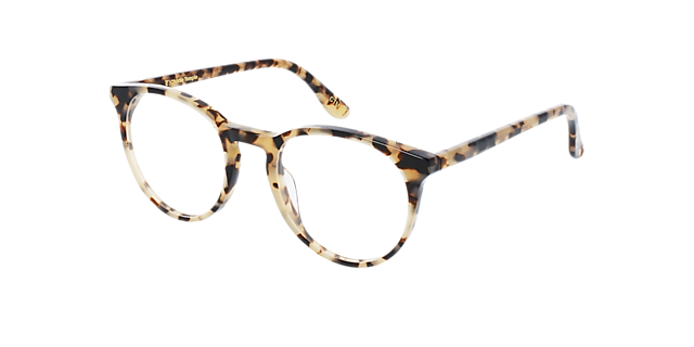 Grande Rotondo Indian Summer AcetaatEyeglass Frames van B24, Hoekweergave