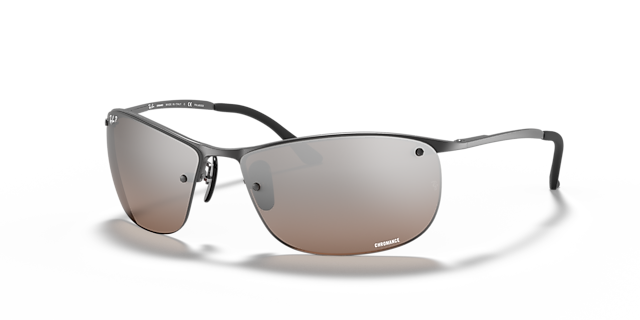 RB3542 Gunmetal MetallSunglass Frames von B24, Dreiviertelansicht