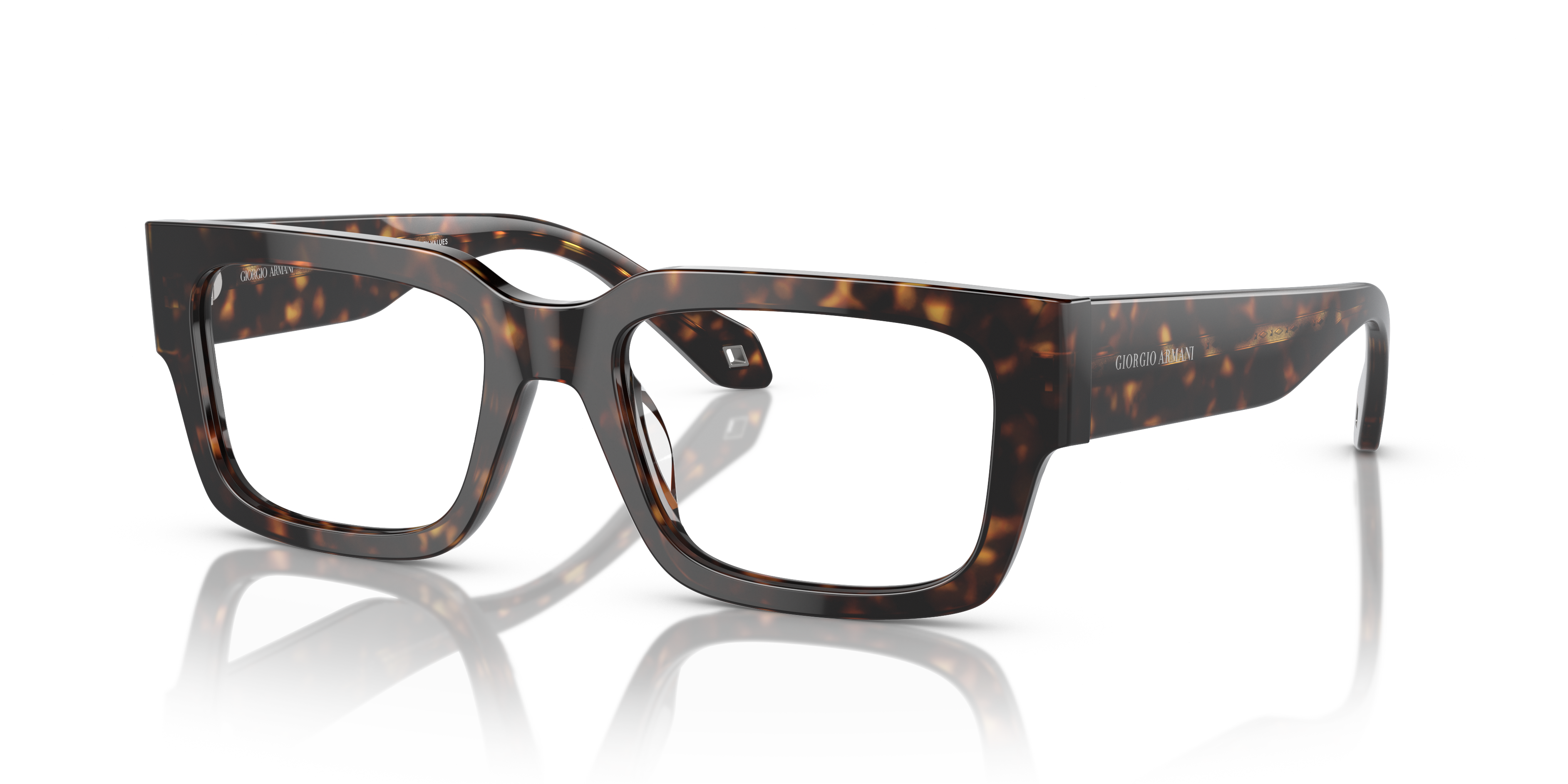 AR7243U Havana AcetatEyeglass Frames von B24, Dreiviertelansicht