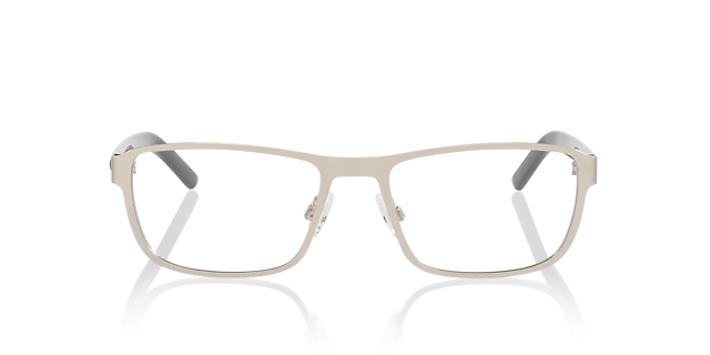 PU0498O Silber MetallEyeglass Frames von B24, Vorderansicht