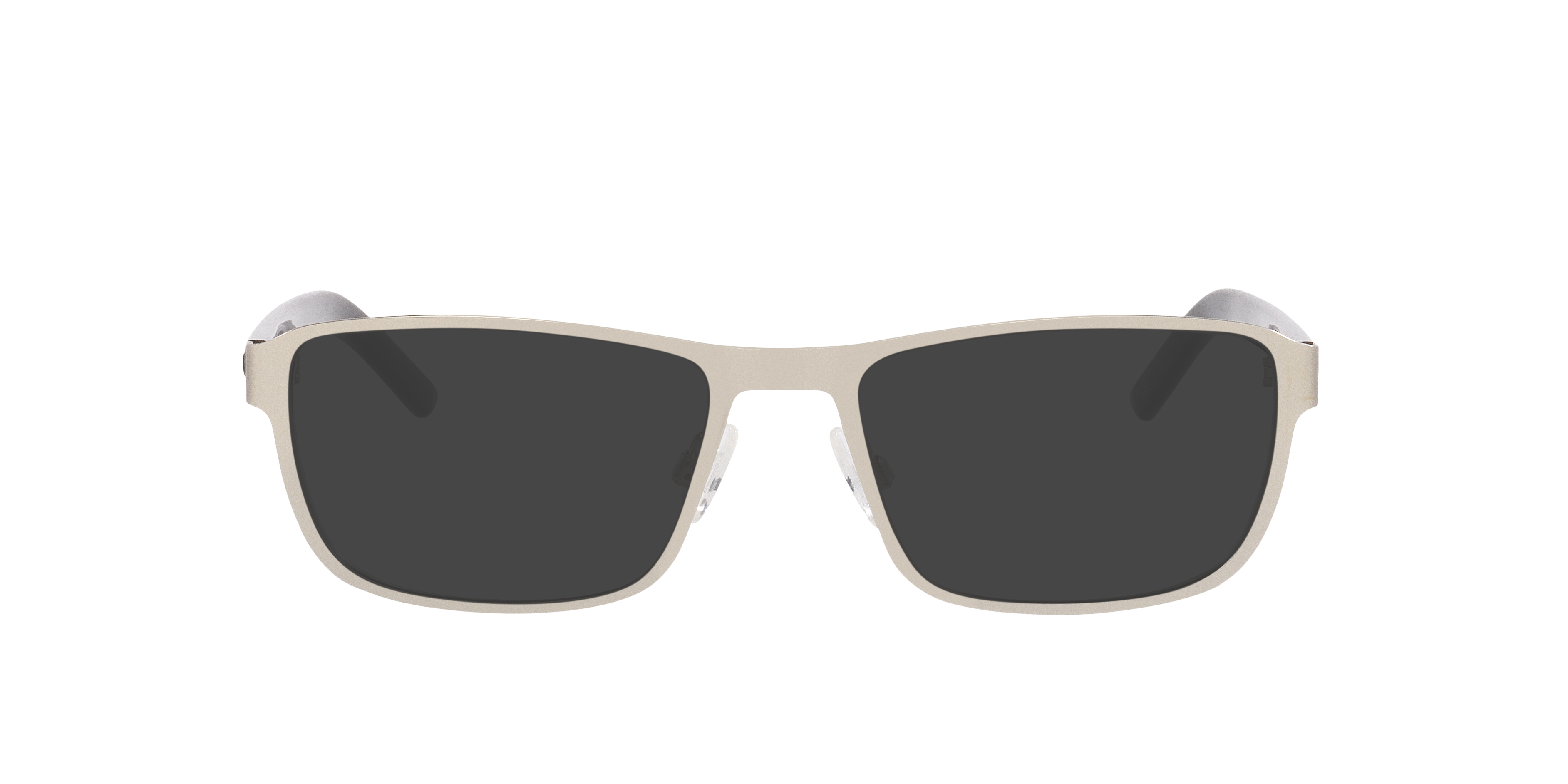 PU0498O Zilver MetaalEyeglass Frames van B24, met getinte lenzen