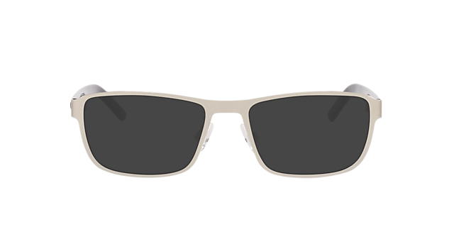 PU0498O Zilver MetaalEyeglass Frames van B24, met getinte lenzen