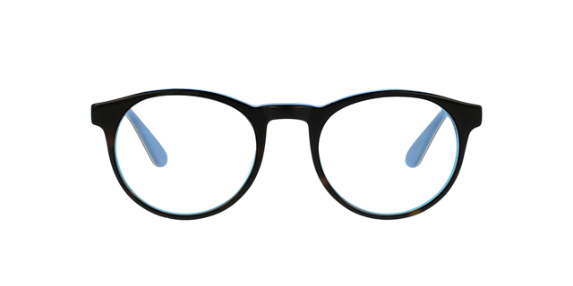 Parker CT Tortoise & Blue De France AcetatEyeglass Frames von B24, Vorderansicht