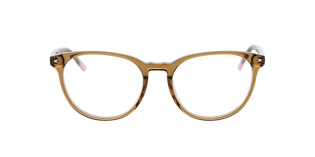 London Kristal bruin  &  roze pootje AcetaatEyeglass Frames van B24, Vooraanzicht