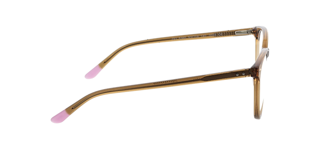 London Kristal bruin  &  roze pootje AcetaatEyeglass Frames van B24, Zijaanzicht