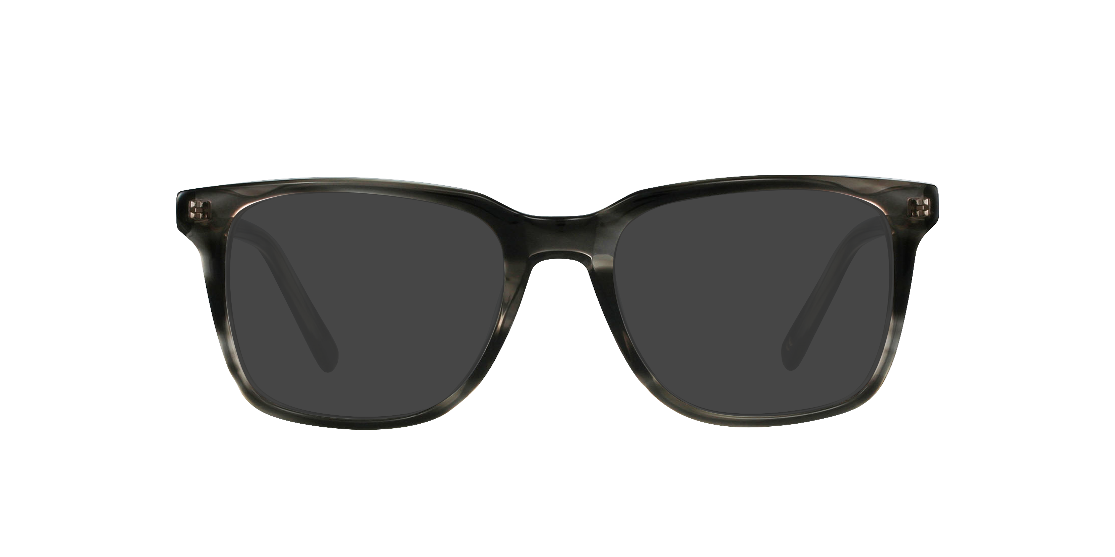 Balthazar Striped Gainsboro AcetaatEyeglass Frames van B24, met getinte lenzen