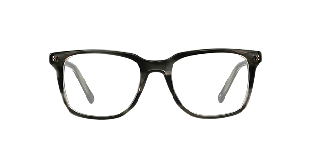 Balthazar Striped Gainsboro AcetatEyeglass Frames von B24, Vorderansicht