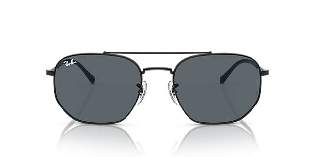 RB3707 Zwart MetaalSunglass Frames van B24, Vooraanzicht