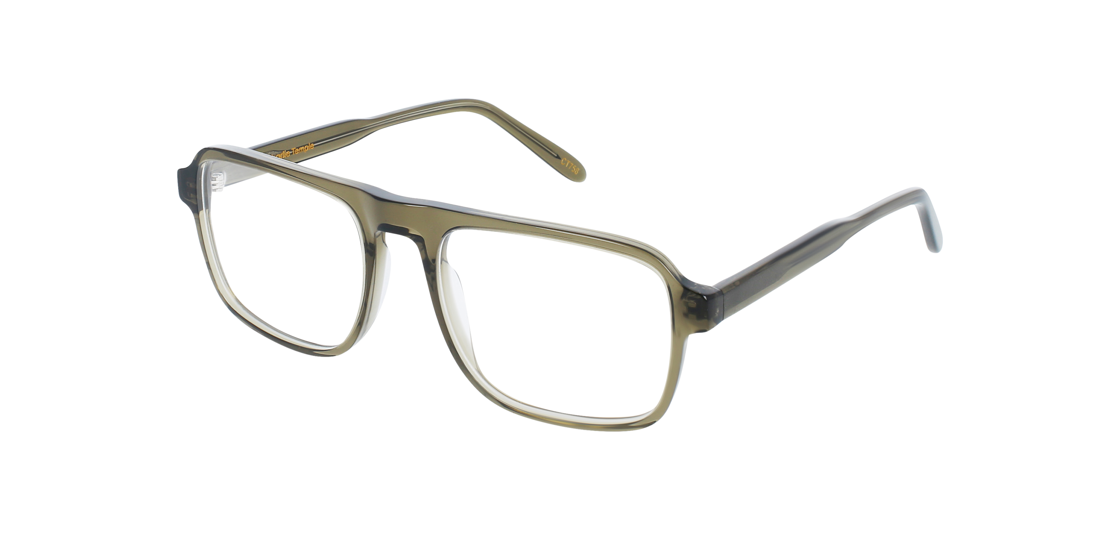 Jason Crystal Safari AcetatEyeglass Frames von B24, Dreiviertelansicht