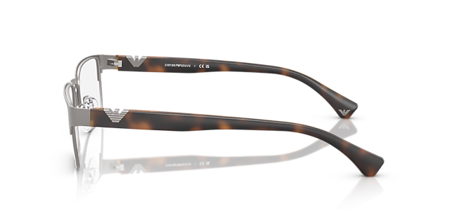 EA1027 Mat Staalgrijs MetaalEyeglass Frames van B24, Zijaanzicht