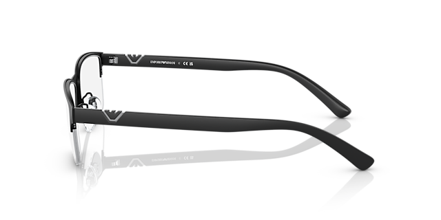 EA1138 Matzwart MetaalEyeglass Frames van B24, Zijaanzicht