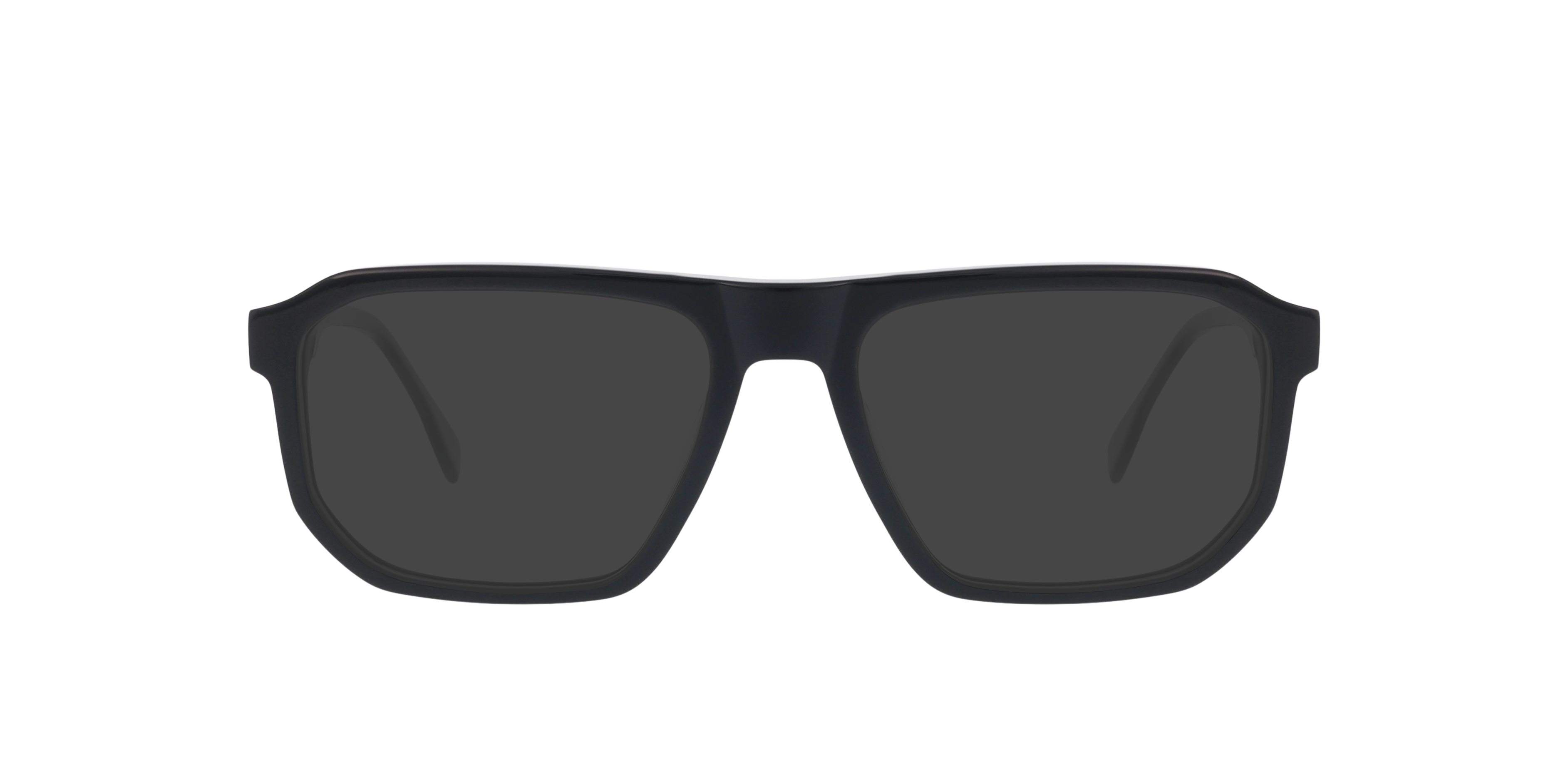 Mick Jet Black AcetatEyeglass Frames von B24, mit getönten Gläsern