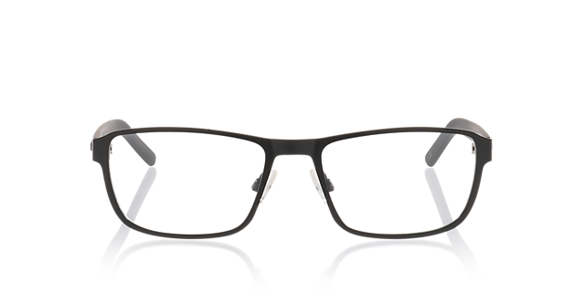 PU0498O Schwarz MetallEyeglass Frames von B24, Vorderansicht