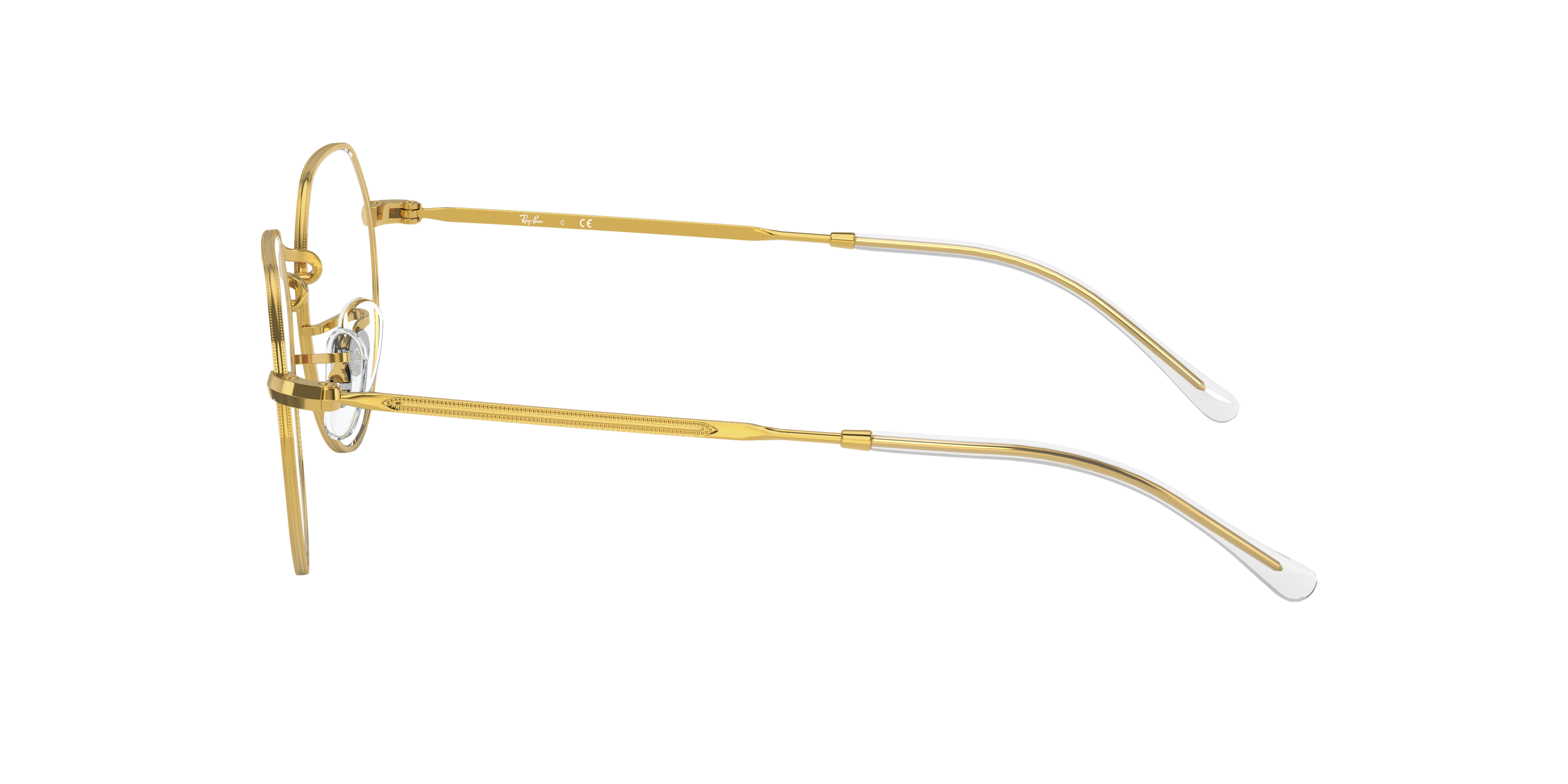 RB6465 Gold MetallEyeglass Frames von B24, Seitenansicht