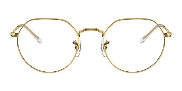 RB6465 Gold MetallEyeglass Frames von B24, Vorderansicht