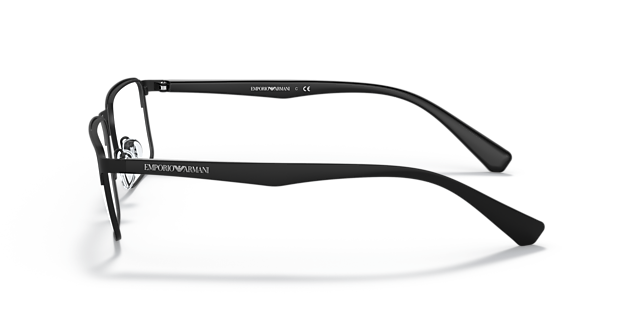 EA1046 Matzwart MetaalEyeglass Frames van B24, Zijaanzicht