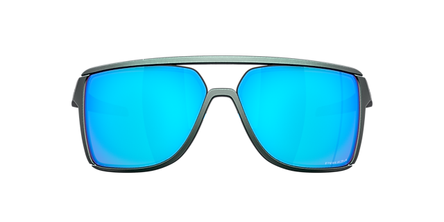 Castel Matte Silver & Blue Colorshift KunststoffSunglass Frames von B24, mit getönten Gläsern