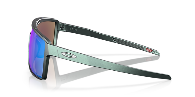 Castel Matte Silver & Blue Colorshift KunststoffSunglass Frames von B24, Seitenansicht