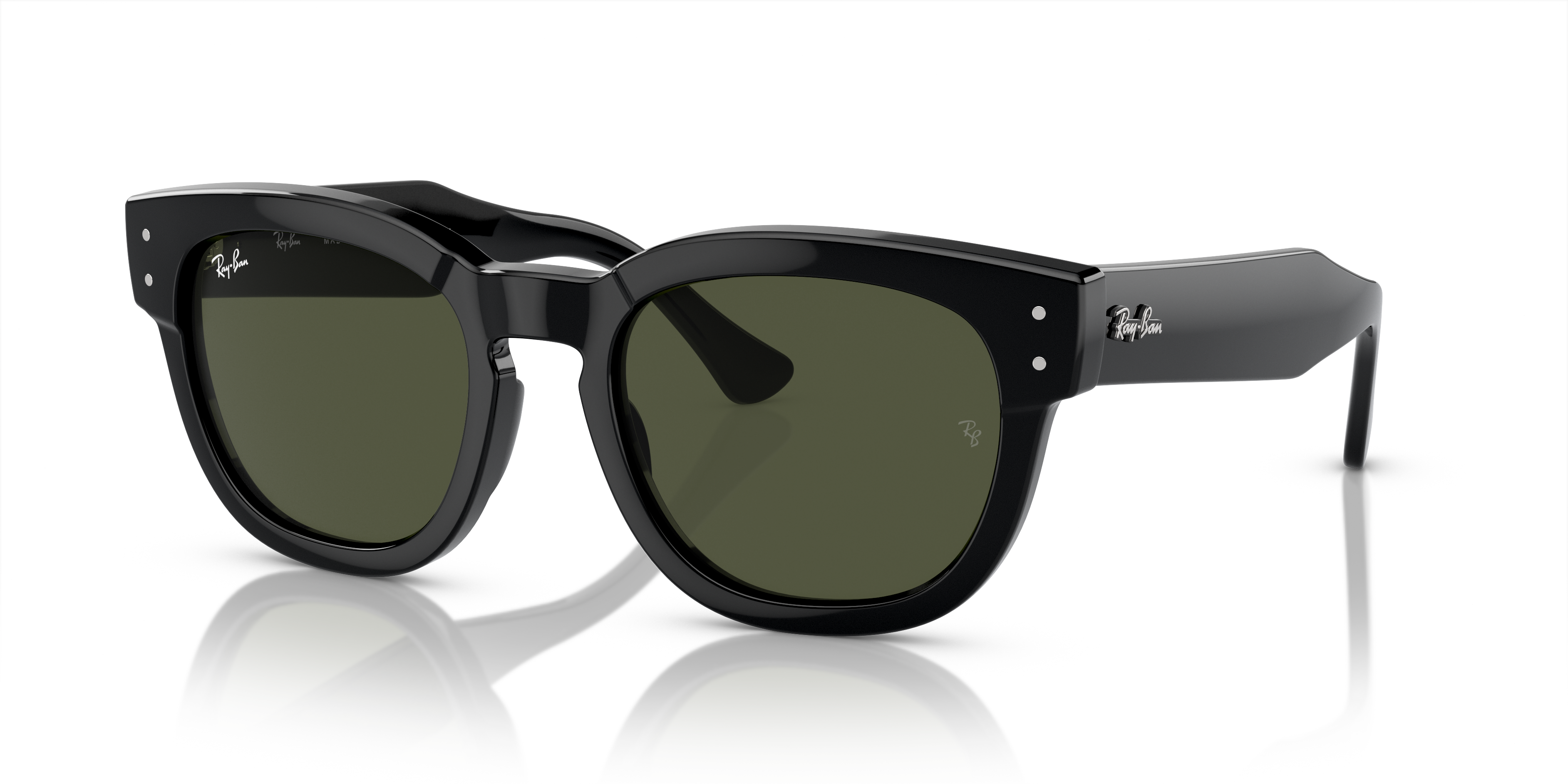RB0298S Schwarz KunststoffSunglass Frames von B24, Dreiviertelansicht