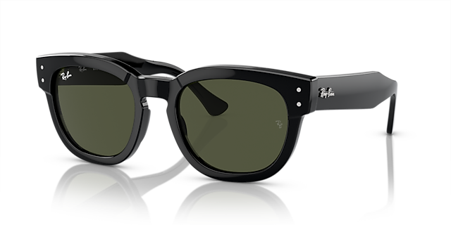 RB0298S Schwarz KunststoffSunglass Frames von B24, Dreiviertelansicht
