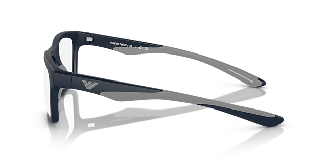 EA3220U Matblauw KunststofEyeglass Frames van B24, Zijaanzicht