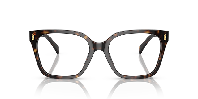 RA7158U Glänzendes Dunkelhavana AcetatEyeglass Frames von B24, Vorderansicht