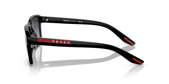 PS 05YS Schwarz KunststoffSunglass Frames von B24, Seitenansicht