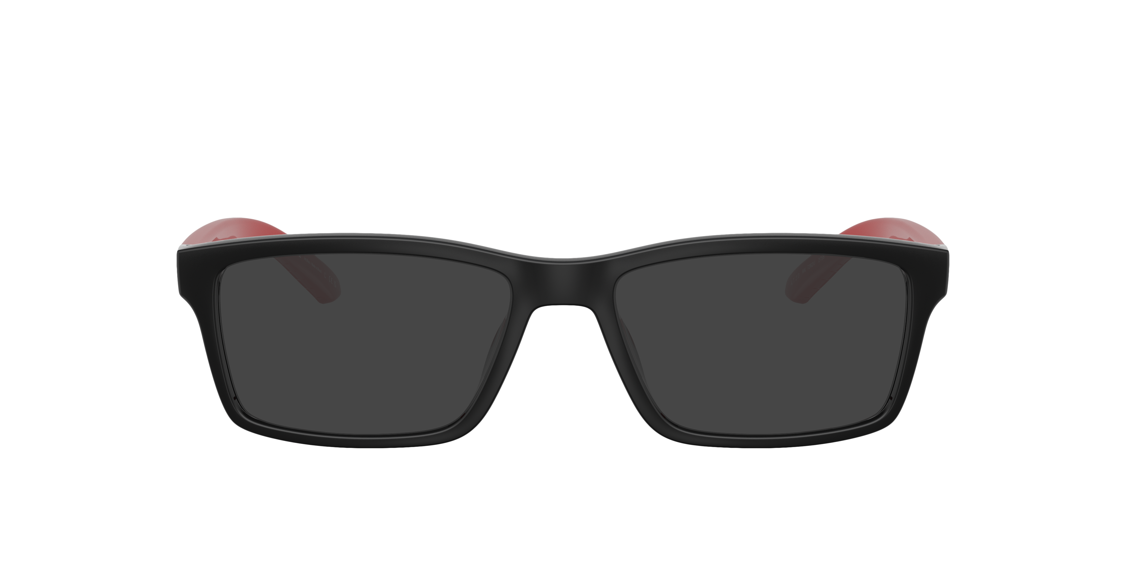 AN7262U Red Matte & Shiny KunststofEyeglass Frames van B24, met getinte lenzen