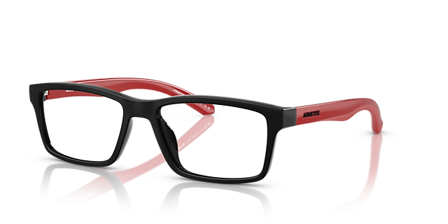 AN7262U Red Matte & Shiny KunststoffEyeglass Frames von B24, Dreiviertelansicht