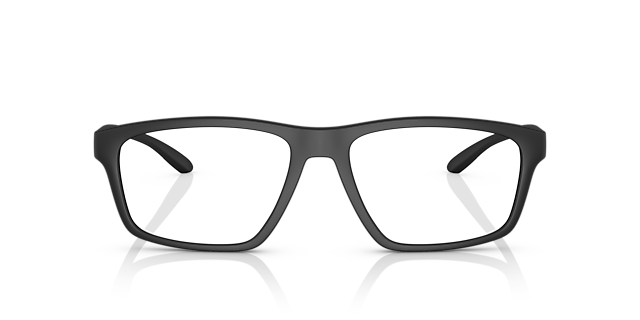 AX3094 Matzwart KunststofEyeglass Frames van B24, Vooraanzicht