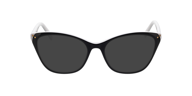 Megan Tweelaags zwart  &  wit AcetaatEyeglass Frames van B24, met getinte lenzen