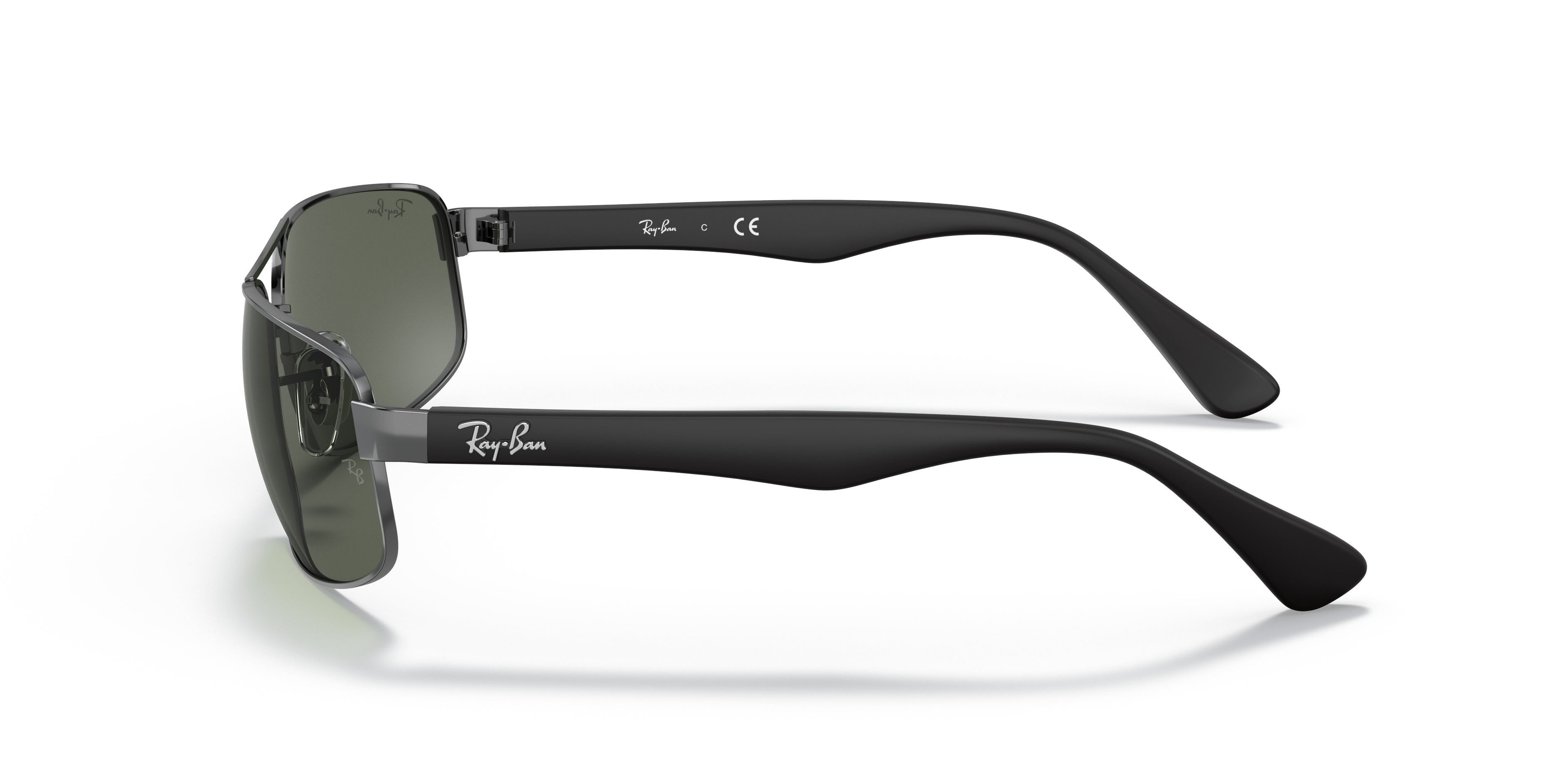 RB3445 Gunmetal MetallSunglass Frames von B24, Seitenansicht