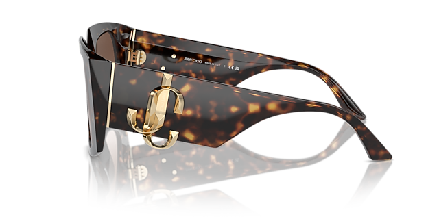 JC5006U Havana AcetaatSunglass Frames van B24, Zijaanzicht