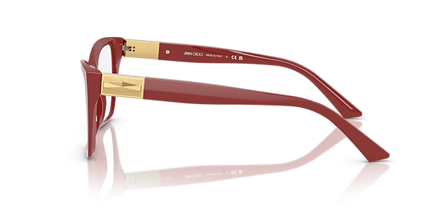 JC3028 Cranberry AcetatEyeglass Frames von B24, Seitenansicht