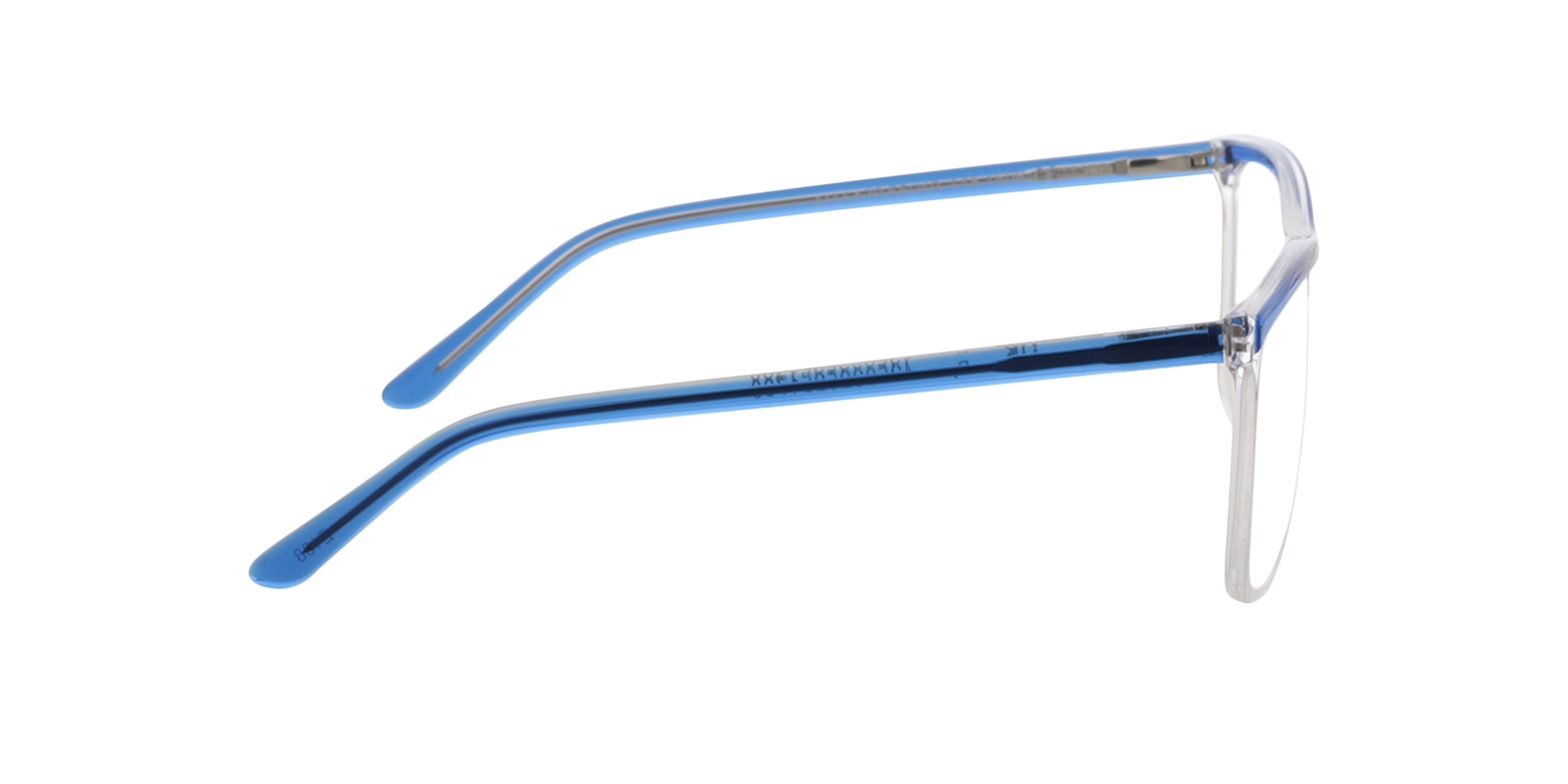 Ryan Tweelaags blauw  &  kristal AcetaatEyeglass Frames van B24, Zijaanzicht