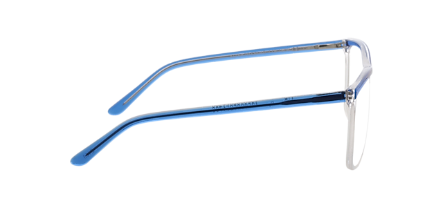 Ryan Tweelaags blauw & kristal AcetaatEyeglass Frames van B24, Zijaanzicht