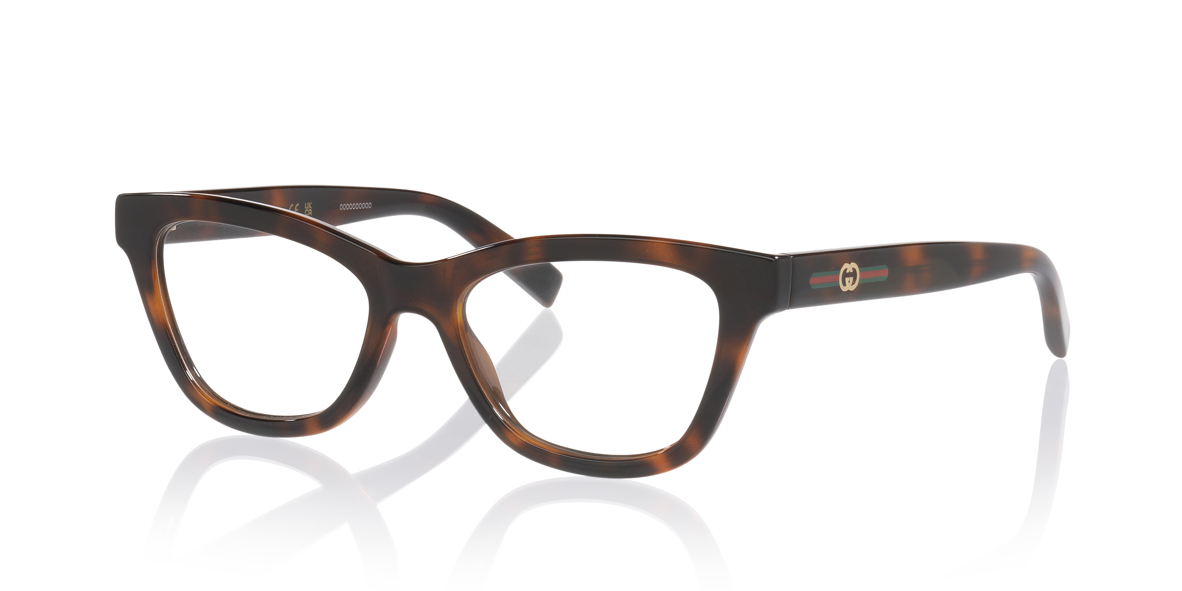 GG1983O Tortoise Light KunststofEyeglass Frames van B24, Hoekweergave