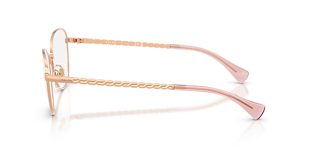 RA6063 Rotgold MetallEyeglass Frames von B24, Seitenansicht