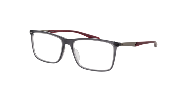 PU0096O Grau AcetatEyeglass Frames von B24, Dreiviertelansicht