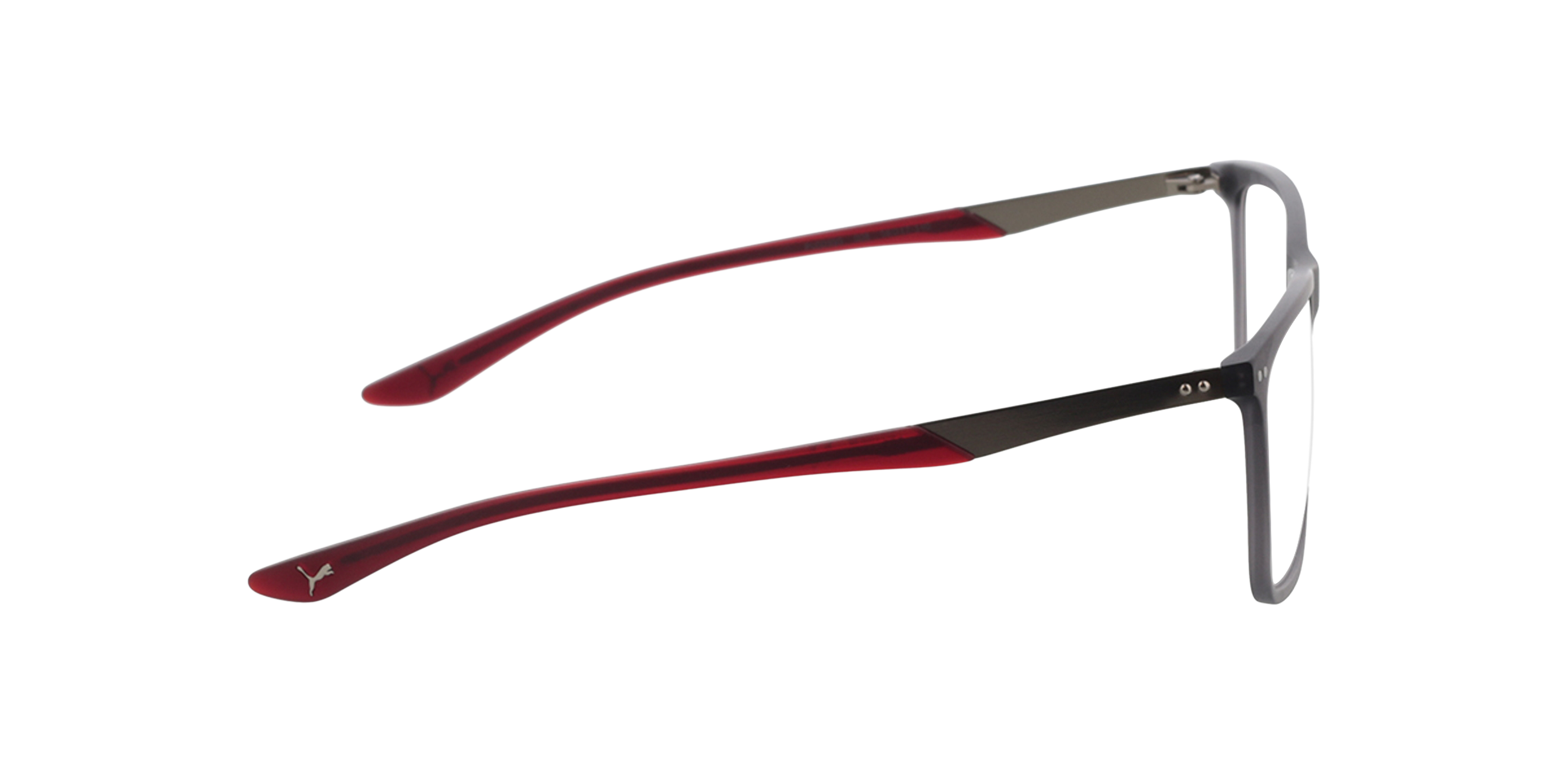 PU0096O Grijs AcetaatEyeglass Frames van B24, Zijaanzicht