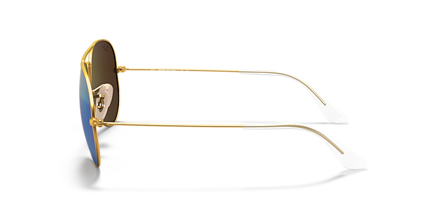 RB3025 Goud MetaalSunglass Frames van B24, Zijaanzicht