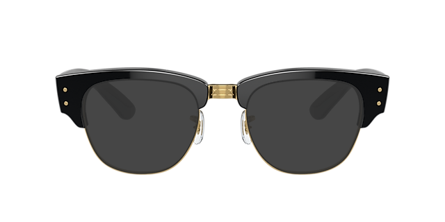 RB0316V Zwart op goud KunststofEyeglass Frames van B24, met getinte lenzen
